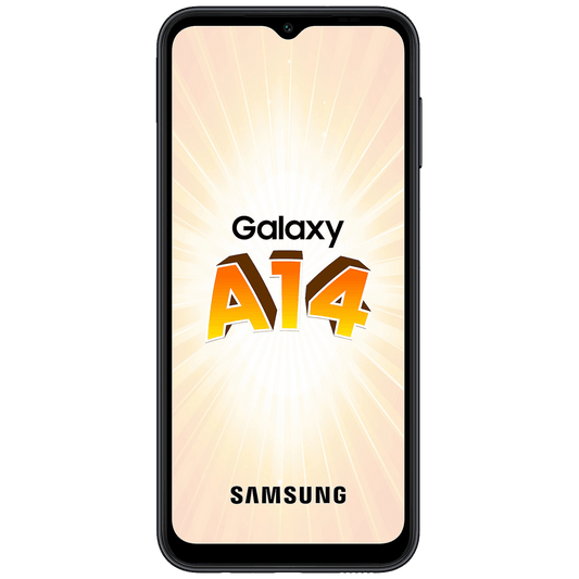Samsung Smartphone 6.6", Octa Core 2.0GHz, RAM 4GB, 50 Mpixel - Galaxy A14 4GB/64GB Black