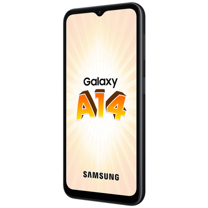 Samsung Smartphone 6.6", Octa Core 2.0GHz, RAM 4GB, 50 Mpixel - Galaxy A14 4GB/64GB Black