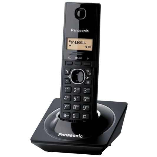 Panasonic Telefon bežični, DECT/GAP, 1.25" LED display, crni - KX-TG1711FXB