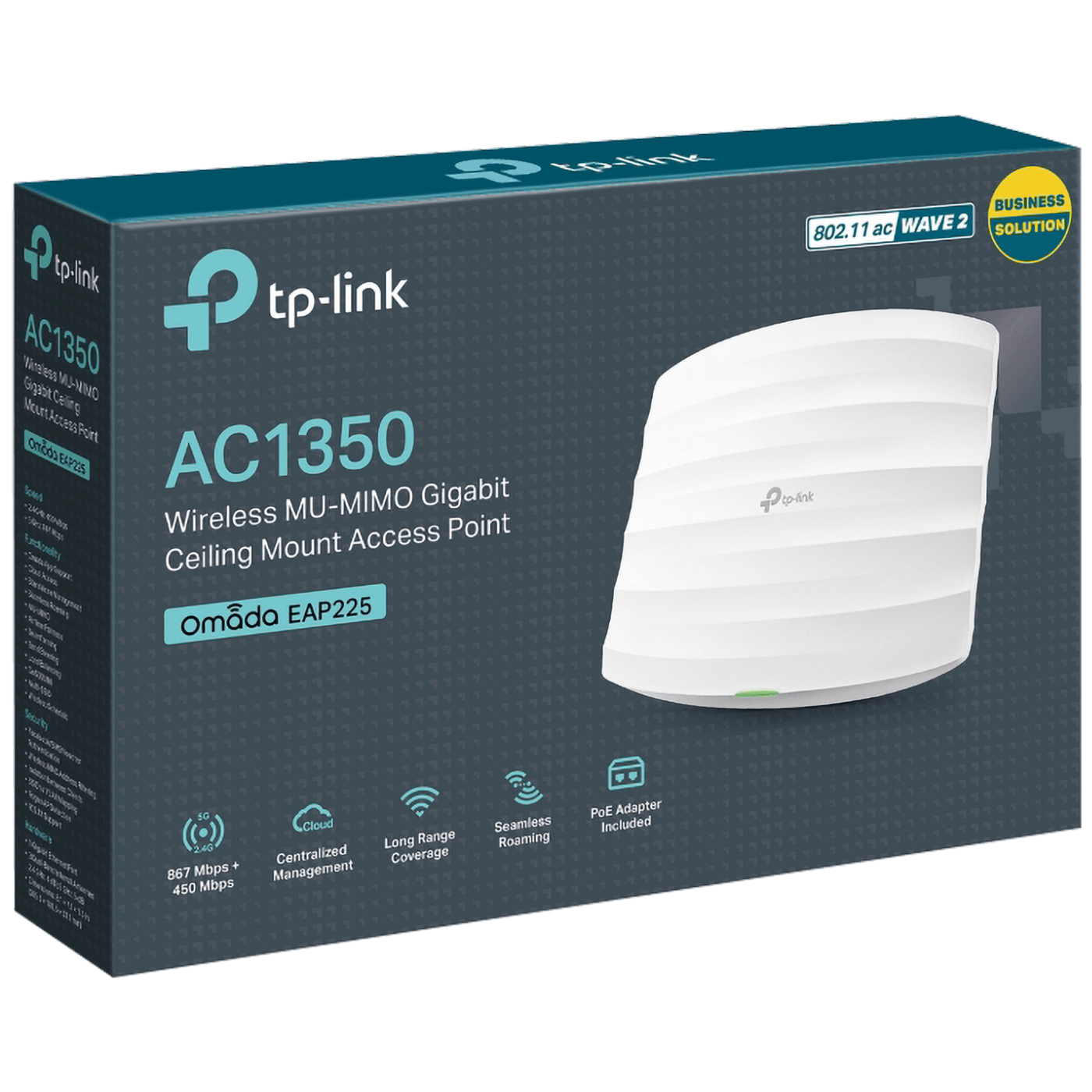 TP-LINK Wireless MU-MIMO Access Point, Dual Band, do 1317Mbps - EAP225