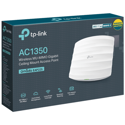 TP-LINK Wireless MU-MIMO Access Point, Dual Band, do 1317Mbps - EAP225