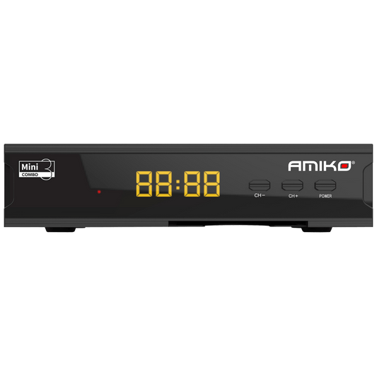 Amiko Prijemnik DVB-S2+T2/C, H.265, Full HD, HDMI, USB - MINI COMBO 3