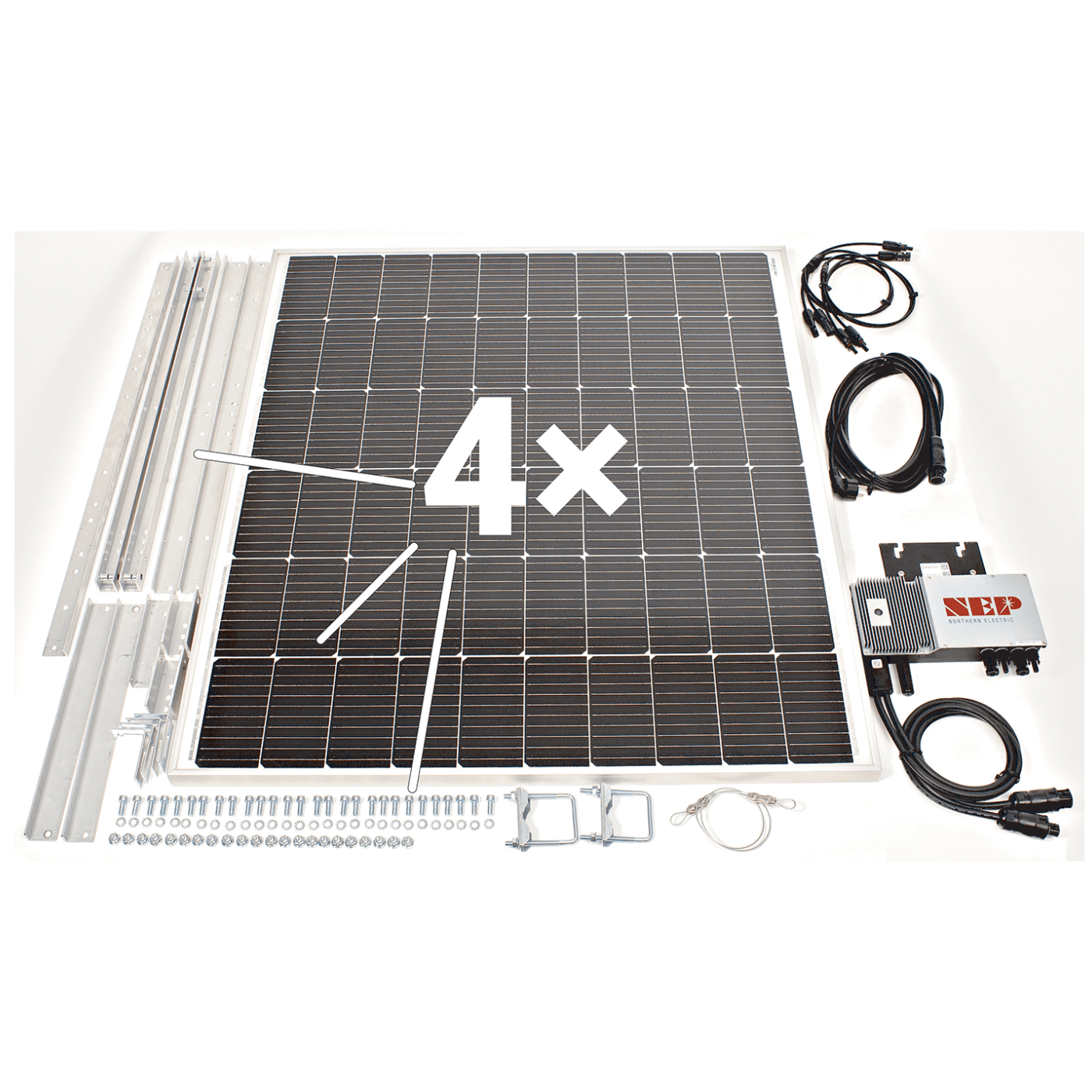 TS Power Solarni panel za balkon, set, 800W - TS Power PnP 8.0