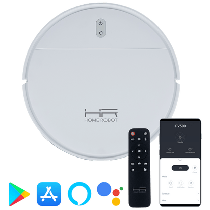 Home Robot Robot, usisavač, Wifi, HEPA filter - Homerobot RV500 White