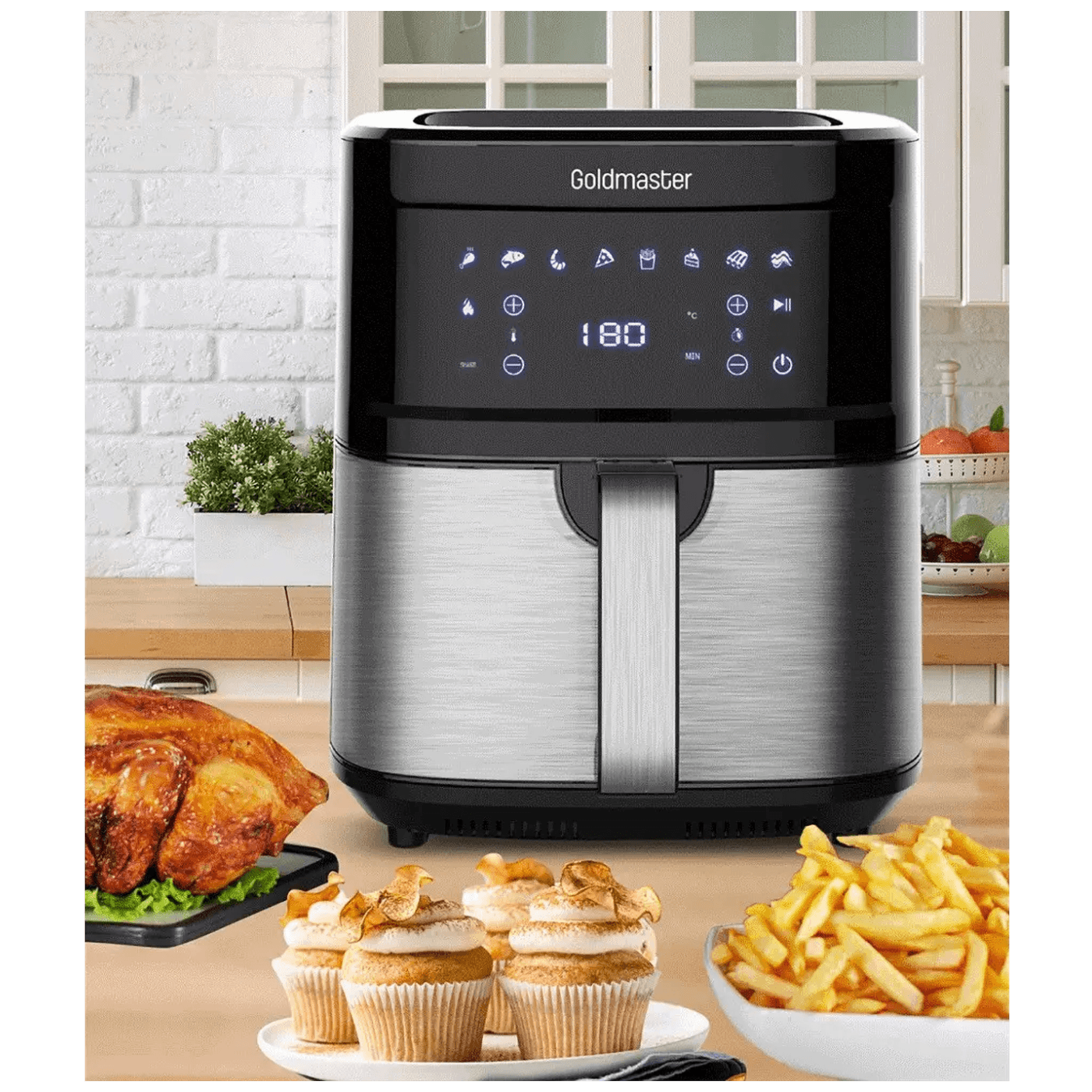 Goldmaster Friteza na vrući zrak, 1700W, zapremina 7 lit - GM-7486 SmartyCook