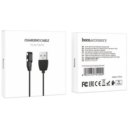 hoco. Kabl za punjenje za pametni sat Y3/Y4 - Y3/Y4 Smart charging cable