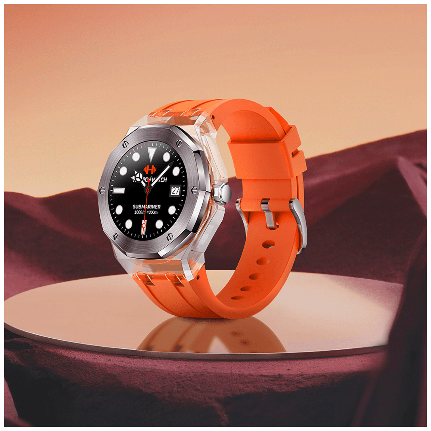 hoco. Pametni sat, 1.09" zaslon, Bluetooth, 3ATM vodootporan - Y13 Vitality Orange