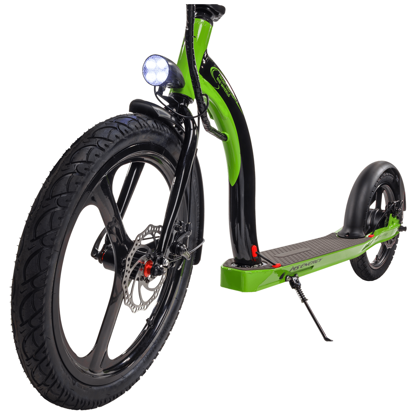 MS Energy Električni Romobil, 20/16" točkovi, 25 km/h, Domet do 30 km - r10  black / green
