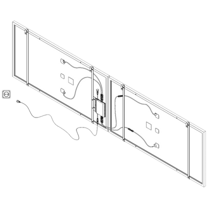 MKM  Solarni panel za balkon, set, 800W - PV 800