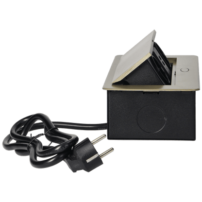 Orno Produžni kabel sa 2 x Schuko utičnice + 2 x USB, ugradbena - OR-AE-13126(GS)/BR