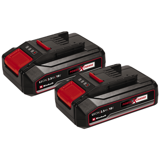 Einhell Baterija, set 2 kom., 18V 2.5 Ah - Power X-Change Twinpack 18V 2,5Ah