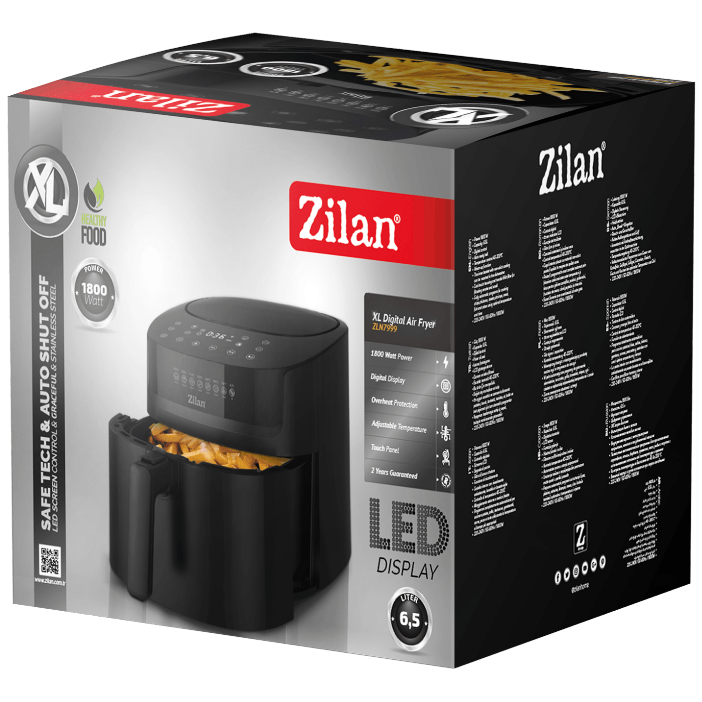 Zilan Zilan XL Digitalna friteza na vrući zrak - ZLN7999