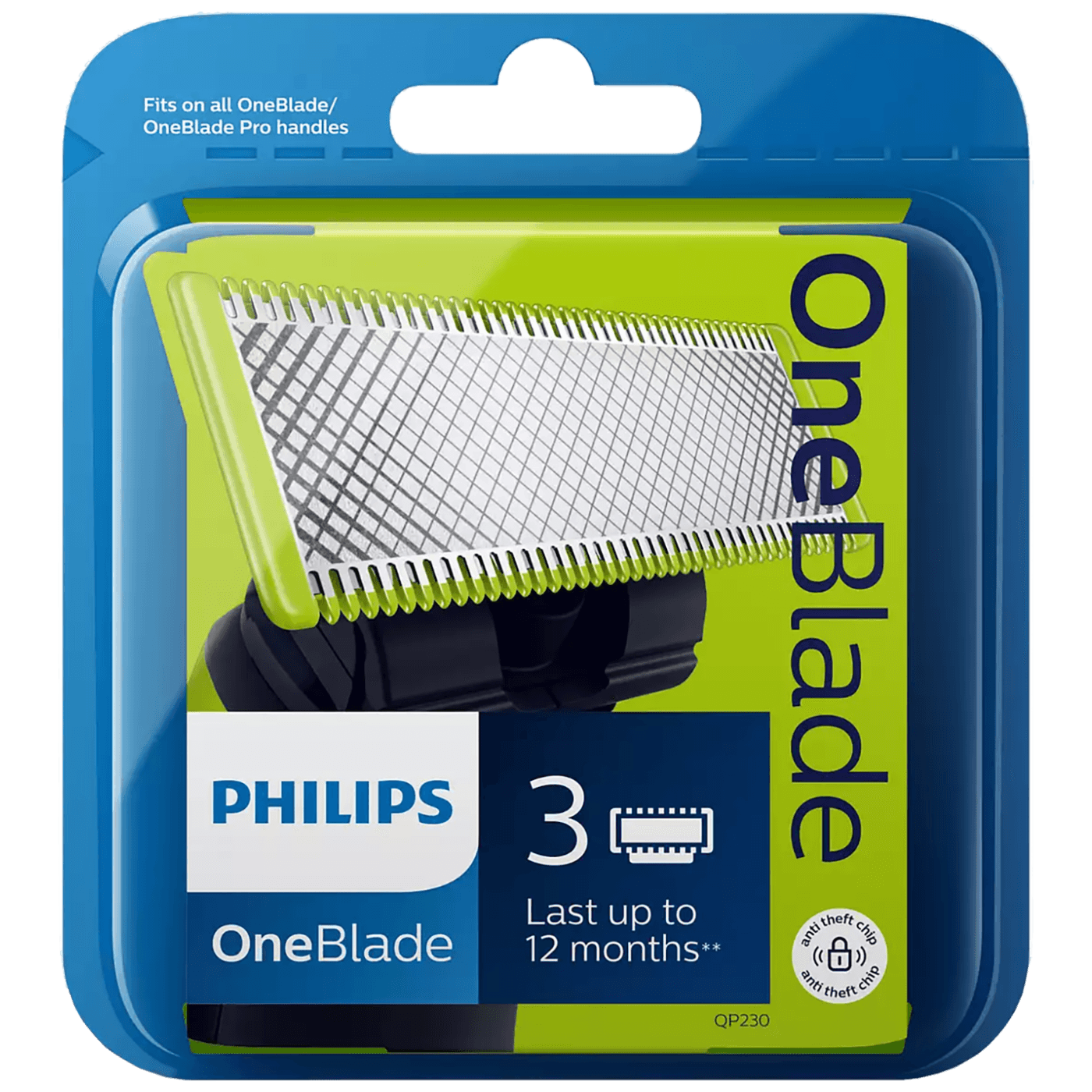 Philips Oštrice za aparat za brijanje OneBlade, 3 kom - QP230/50