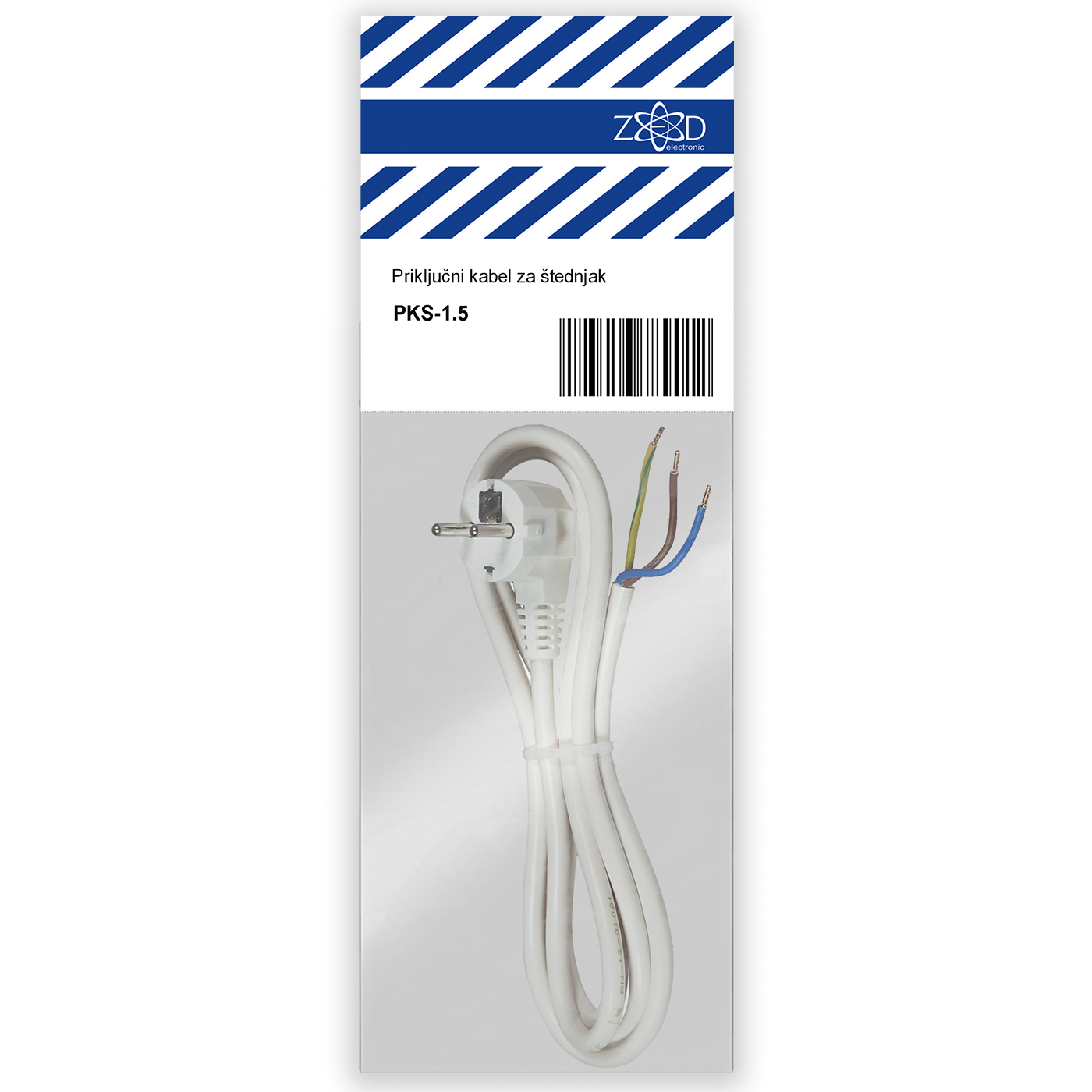 ZED electronic Priključni kabl za štednjak 1,5 metar - PKS-1.5