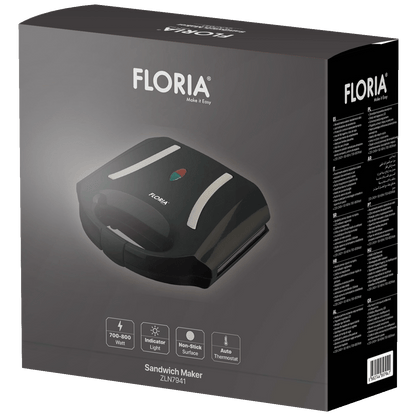 Floria Toster, LED indikator, 800 W, crna - ZLN7941
