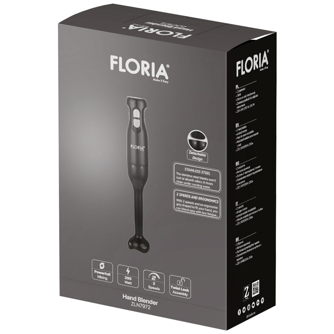 Floria Štapni mikser, 250 W, 2 brzine - ZLN7972