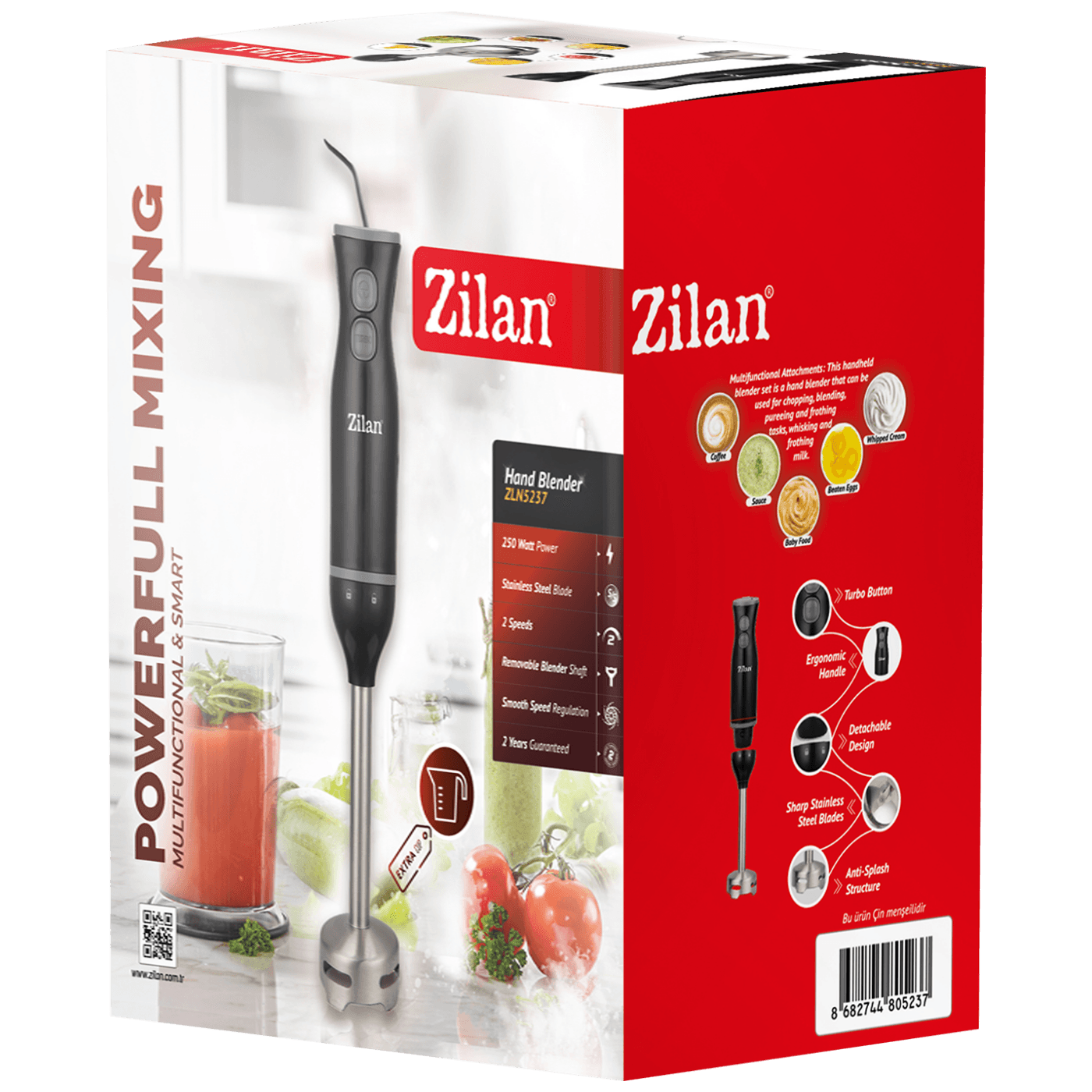 Zilan Štapni mikser, 250 W, 2 brzine - ZLN5237