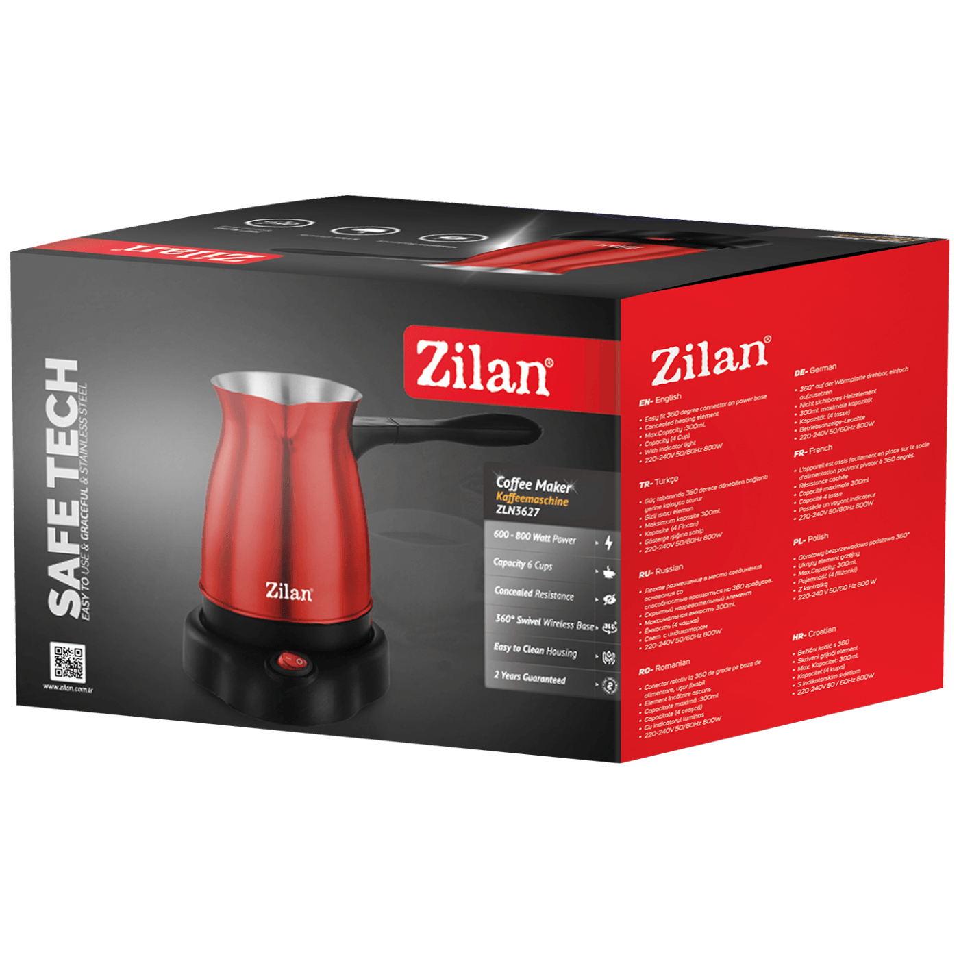 Zilan Kuhalo za kafu, 800W - ZLN3627