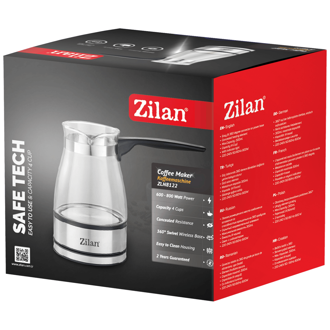 Zilan Kuhalo za kafu, 800W - ZLN8122