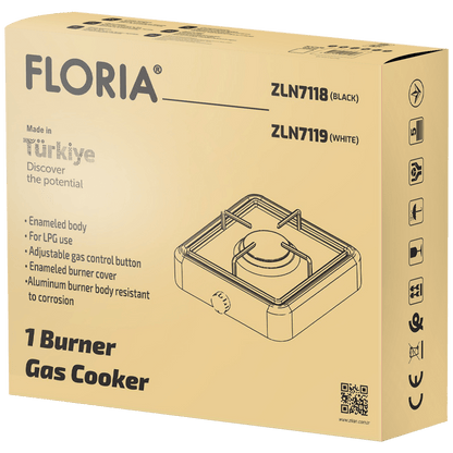 Floria Plinski rešo sa 1 plamenikom, bijela - ZLN7119