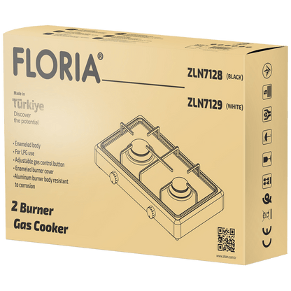 Floria Plinski rešo sa 2 plamenika, bijela - ZLN7129