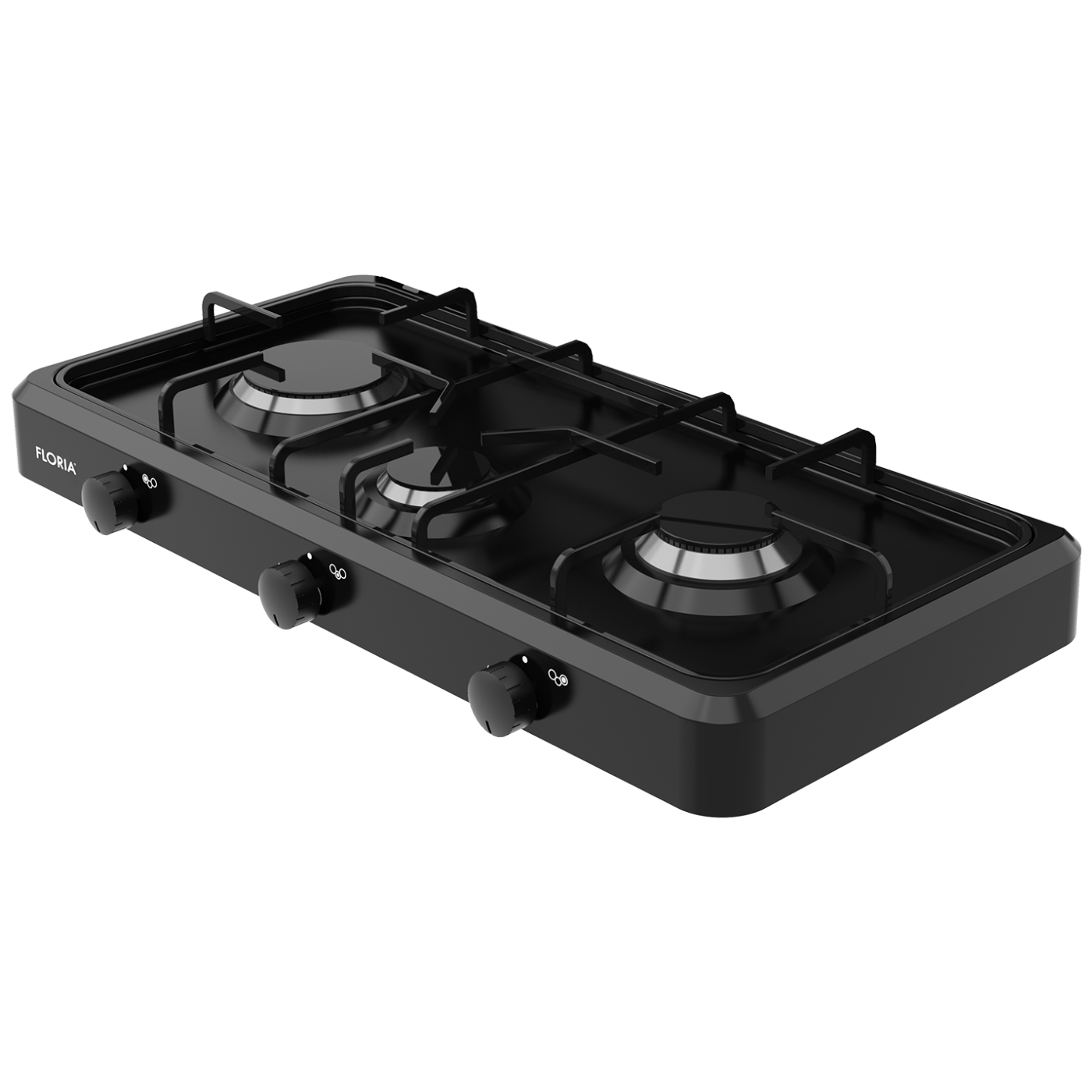 Floria Plinski rešo sa 3 plamenika, crna - ZLN7138