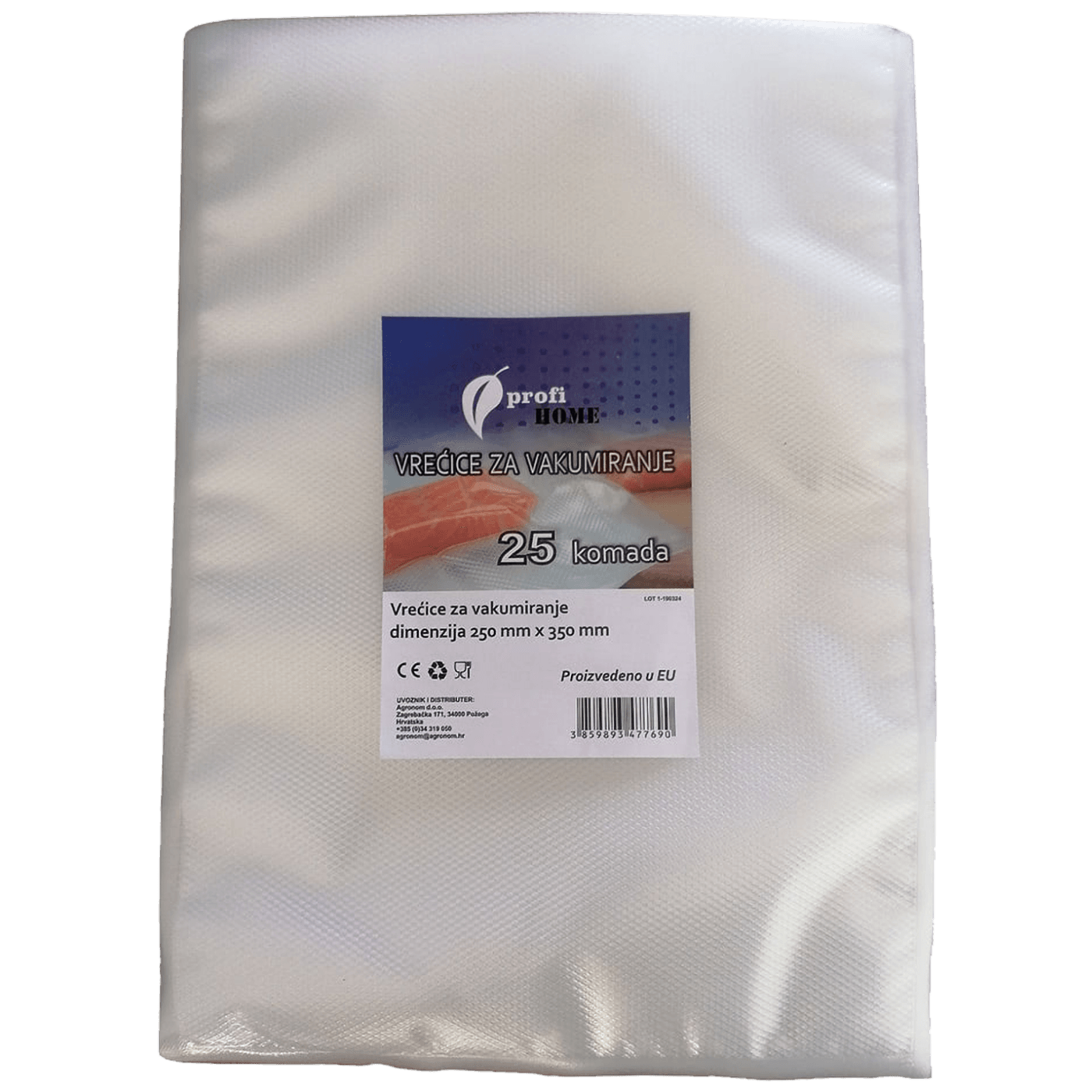 profi HOME Vrećice/Folije za vakumiranje, 250 x 350 mm, 25 kom - 497681