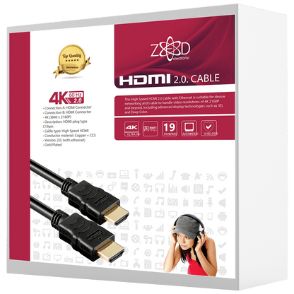 ZED electronic HDMI 2.0 kabl, 4K, dužina 15,0 met. - HDMI-4K/15