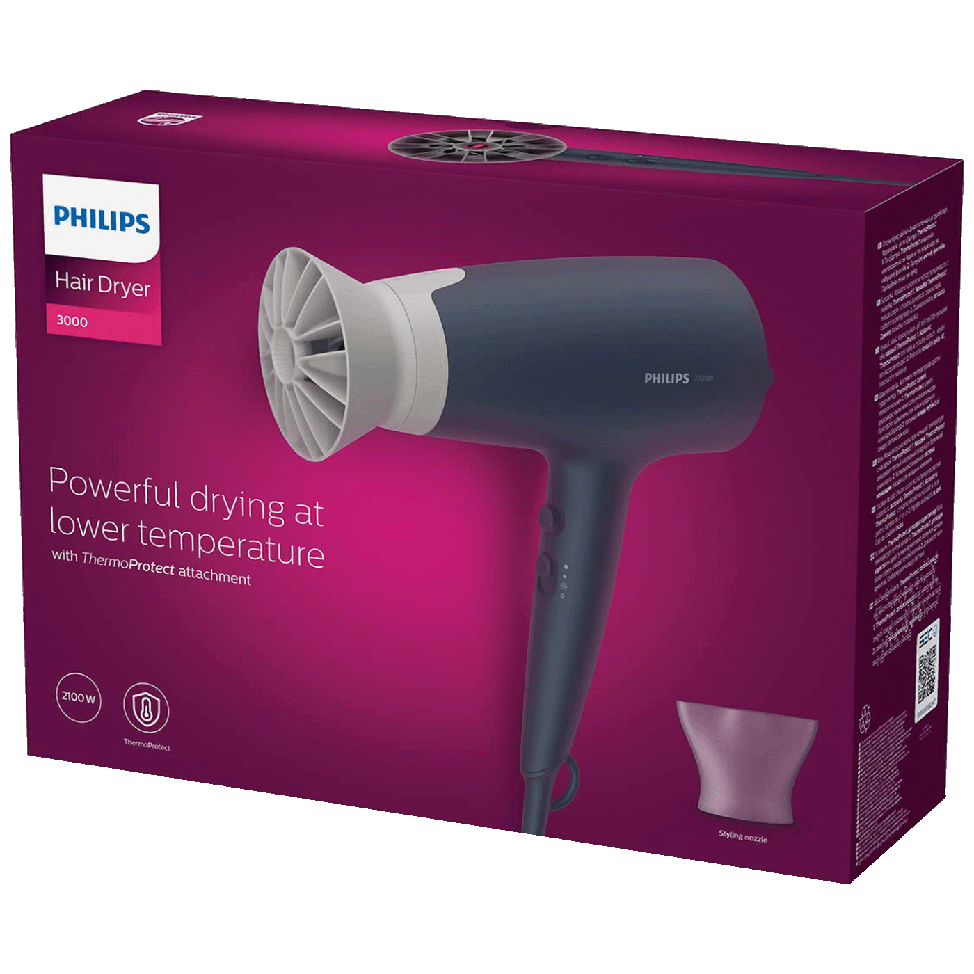 Philips Fen za kosu, 2100W, ThermoProtect - BHD351/10