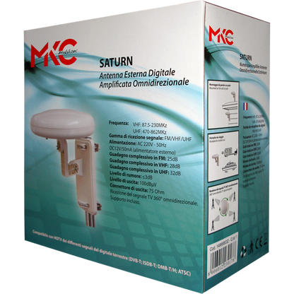 MKC Antena omnidirectional, vanjska, FM/UHF/VHF, 25dB - SATURN