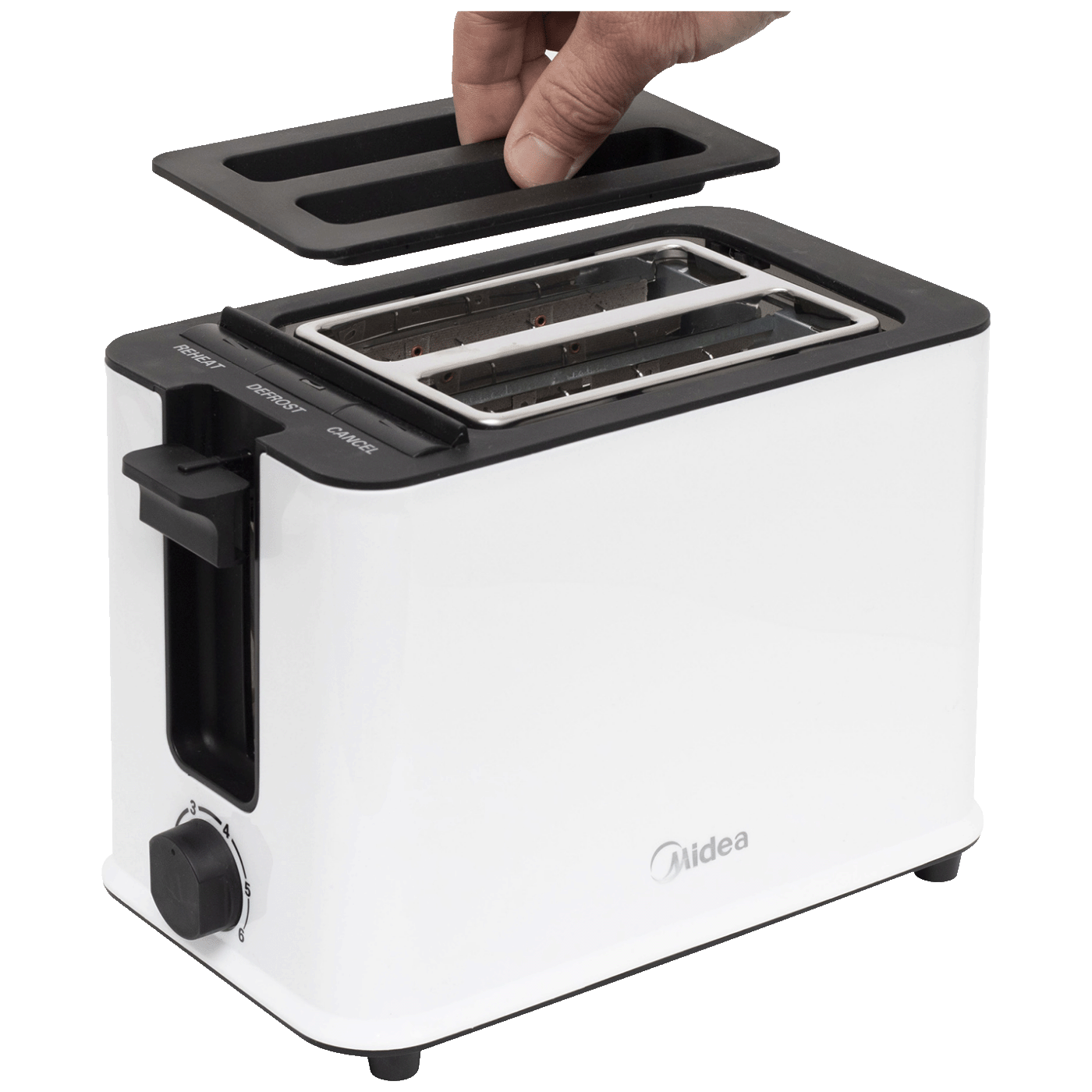 Midea Toster, 2 otvora za kruh, 6 nivoa grijanja, 950W - MT-RP2L09W