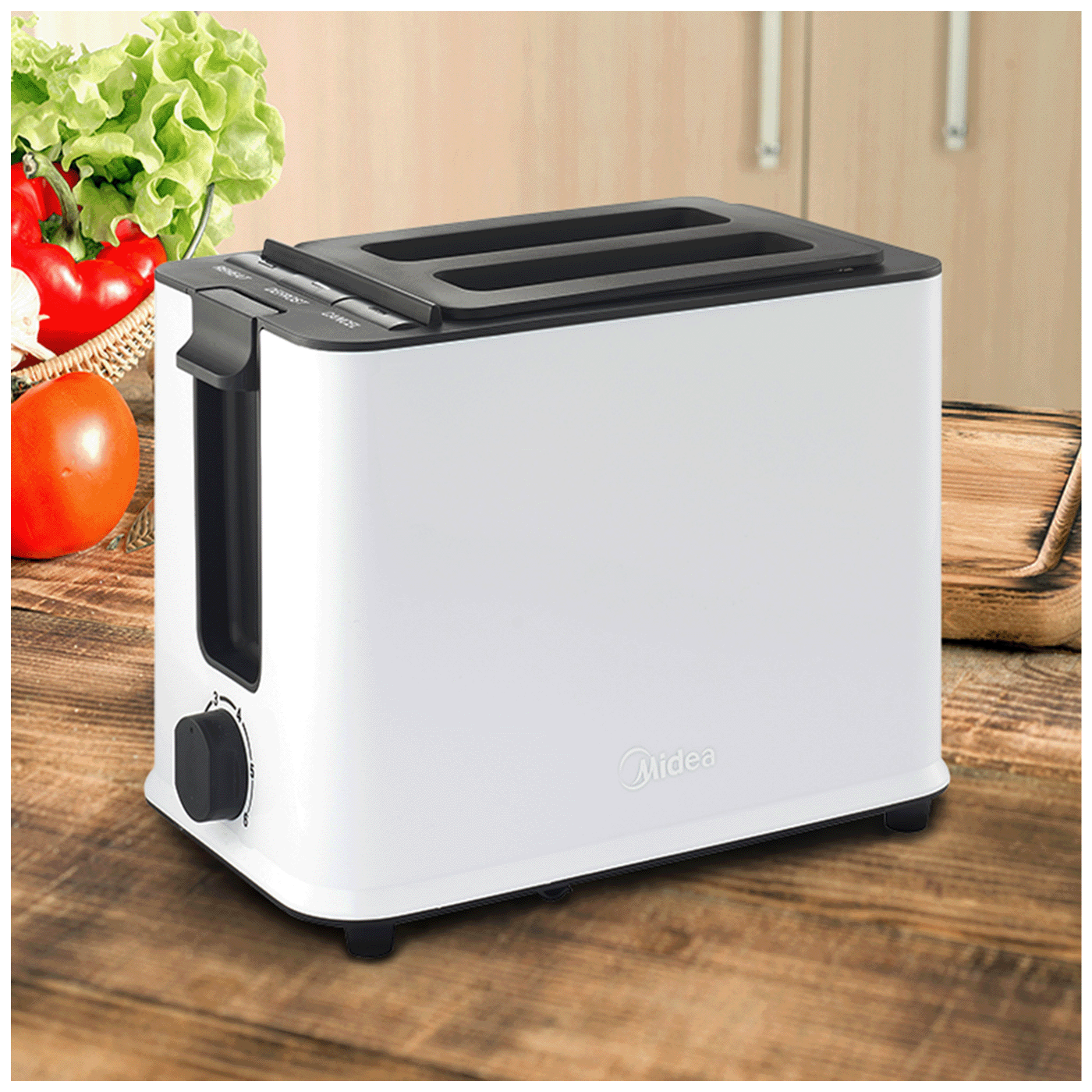 Midea Toster, 2 otvora za kruh, 6 nivoa grijanja, 950W - MT-RP2L09W