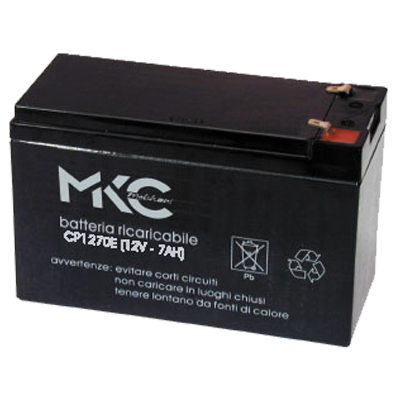 MKC Baterija akumulatorska, 12V / 7Ah - MKC1270P