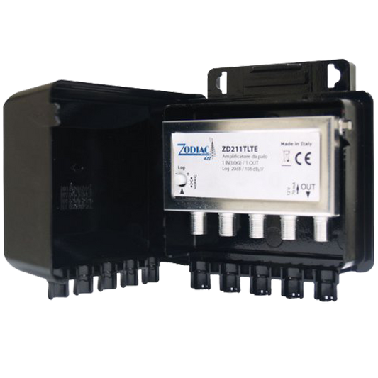 ZODIAC Pojačalo antensko, 1 ulaza - 1 izlaz, 108dBmV - ZD 211 TLTE