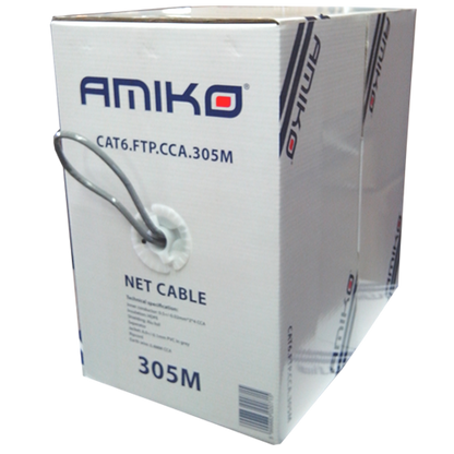 Amiko Mrežni FTP kabl, CAT6, CCA, 305 met - CAT6 FTP CCA 305m