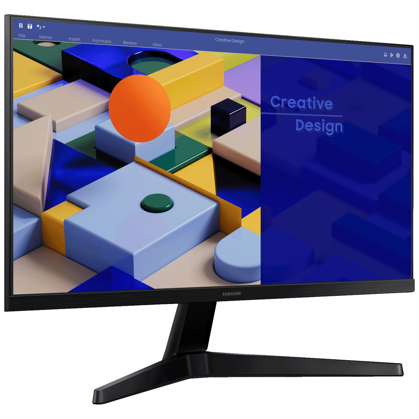 Samsung Monitor 27", IPS LED, FullHD, HDMI, D-SUB - LS27C314EAUXEN