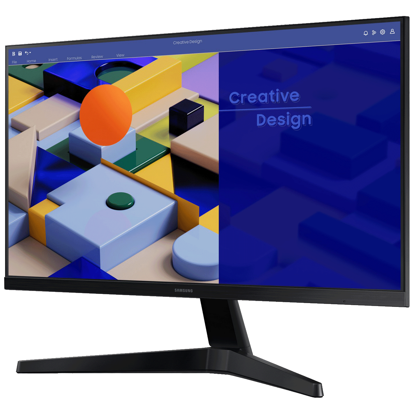 Samsung Monitor 27", IPS LED, FullHD, HDMI, D-SUB - LS27C314EAUXEN