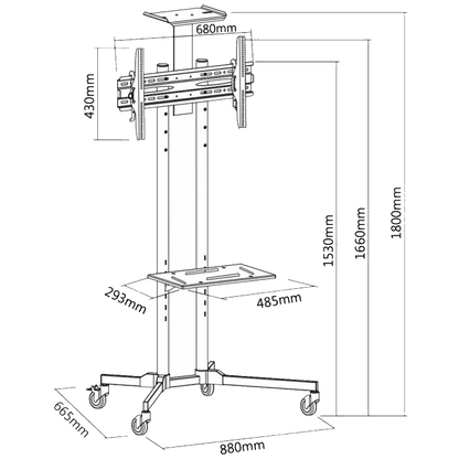 Maclean Stalak za TV prijemnik, 32" - 55", 50 kg - MC-661