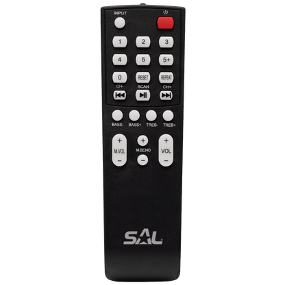 SAL Multimedijsko mini HiFi pojačalo,2x50W,BT-FM-USB-OPTI-KOAX - BTA 250