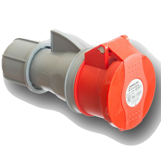 Famatel Utičnica spojka, 16A/380÷415, 5 Polna (3P+N+E), IP44 - 23301