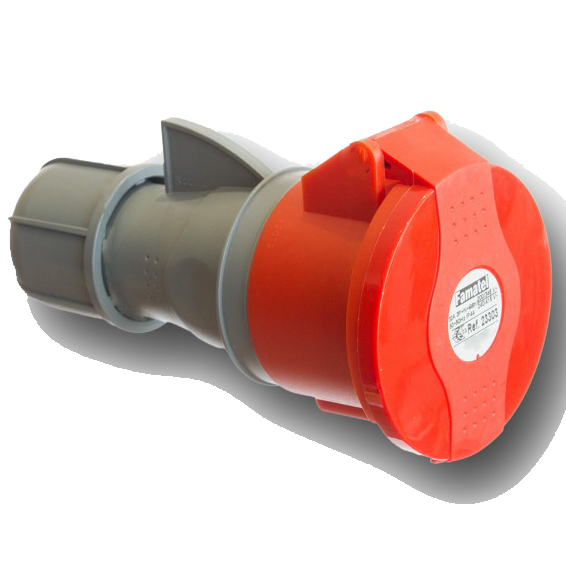 Famatel Utičnica spojka, 32A/380÷415, 5 Polna (3P+N+E), IP44 - 23303