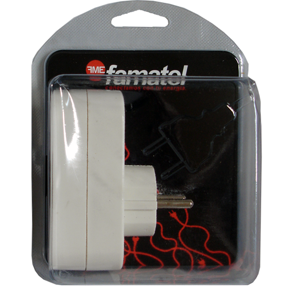 Famatel Strujni razdjelnik 3 utičnice, 10-16A/250V, blister - 1304.1