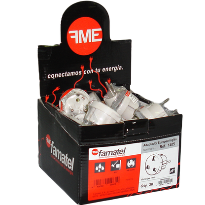 Famatel Strujni adapter Euro / UK - 1405