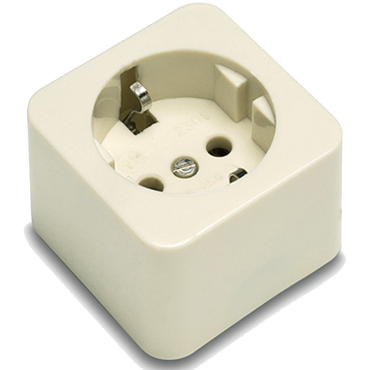 Famatel Utičnica Schuko 16A/250V, umetak od porculana - 2301