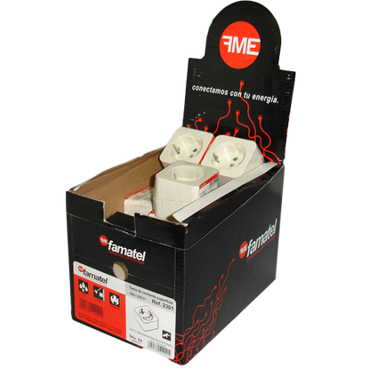 Famatel Utičnica Schuko 16A/250V, umetak od porculana - 2301