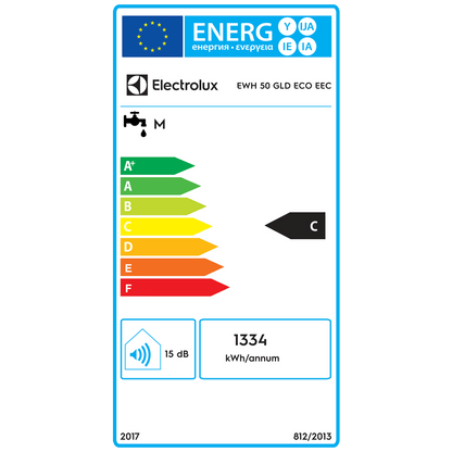 Electrolux Bojler 50 lit., Cijevni električni grijač (TEN), 2kW, IPX4 - EWH 50 GLD Eco EEC
