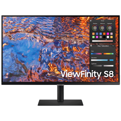 Samsung Monitor 32", Pivot, ViewFinity S8, UHD, HDMI, DisplayPort - LS32B800PXPXEN