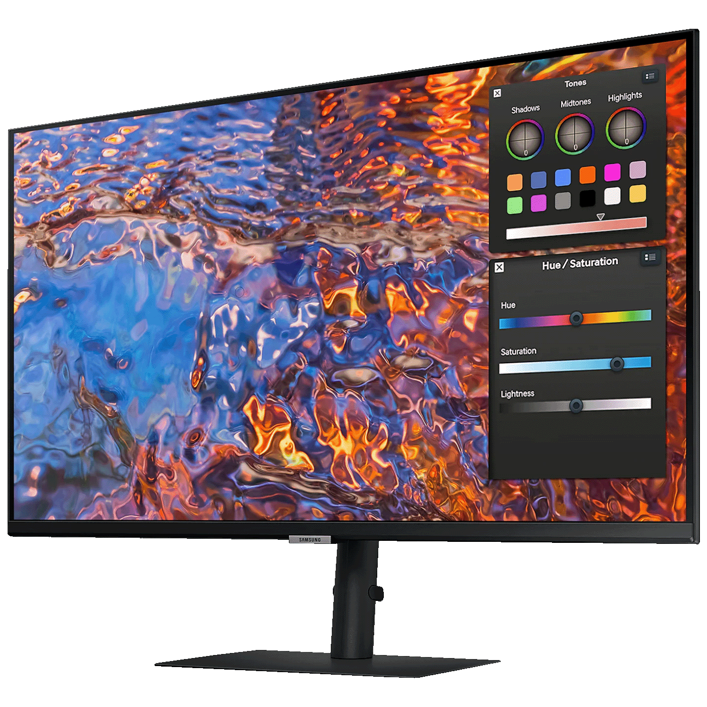 Samsung Monitor 32", Pivot, ViewFinity S8, UHD, HDMI, DisplayPort - LS32B800PXPXEN