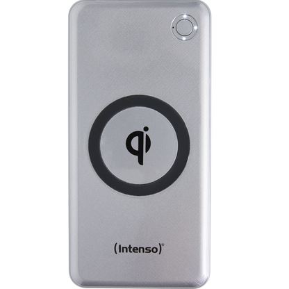 (Intenso) Prijenosni punjač za mobitele i tablete 10000mAh, bežični - POWERBANK WPD10000 silver