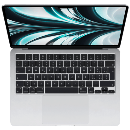 Apple Laptop 13,6", M2 chipset, 8GB DDR, SSD 256 GB - MacBook Air; MLXY3T/A, Silver